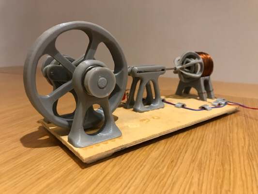 Motor Solenoide _ Solenoid Engine | 3d print model