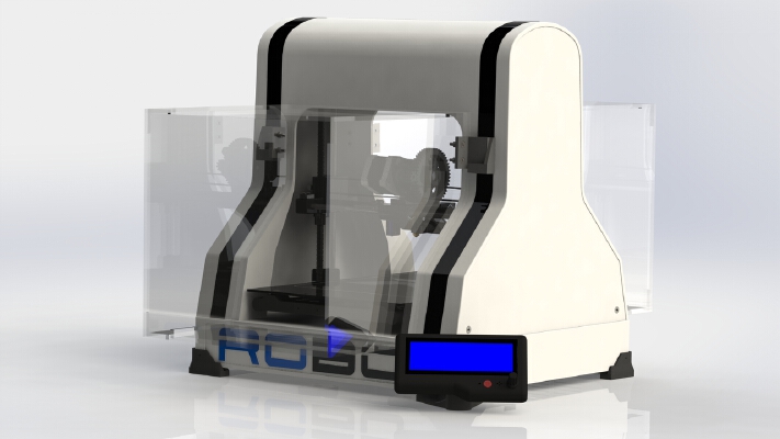 XXL Smart LCD Swivel Mount Enclosure | 3d print model