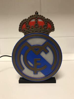 Real Madrid Lamp | 3d print model