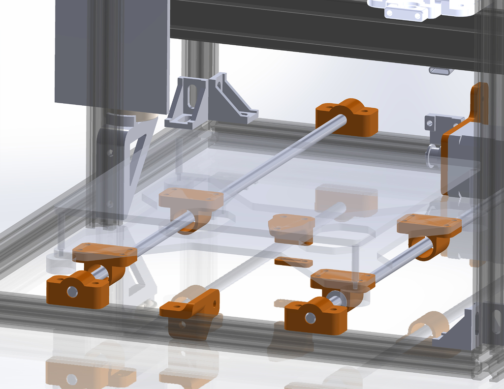 TEVO Tarantula Y Linear bearing rail