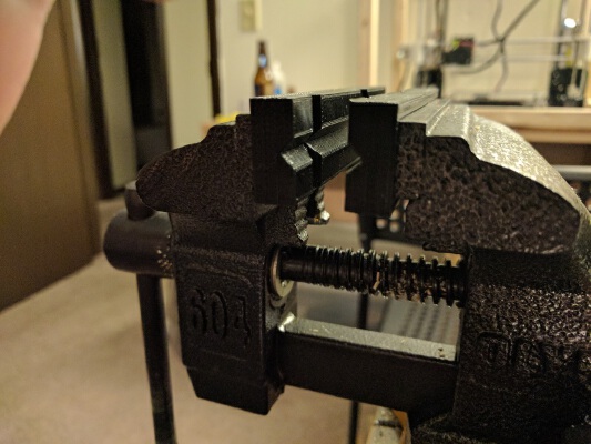 4" Vise Jaw Caps | 3d print model