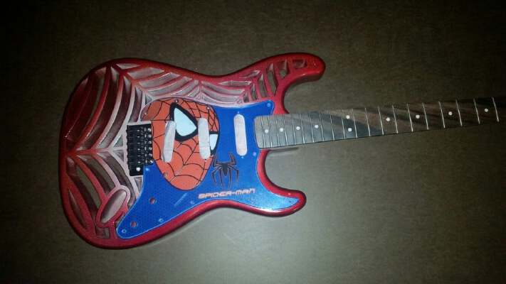 Spidocaster 3D Printed Guitar - Working Design | 3d print model
