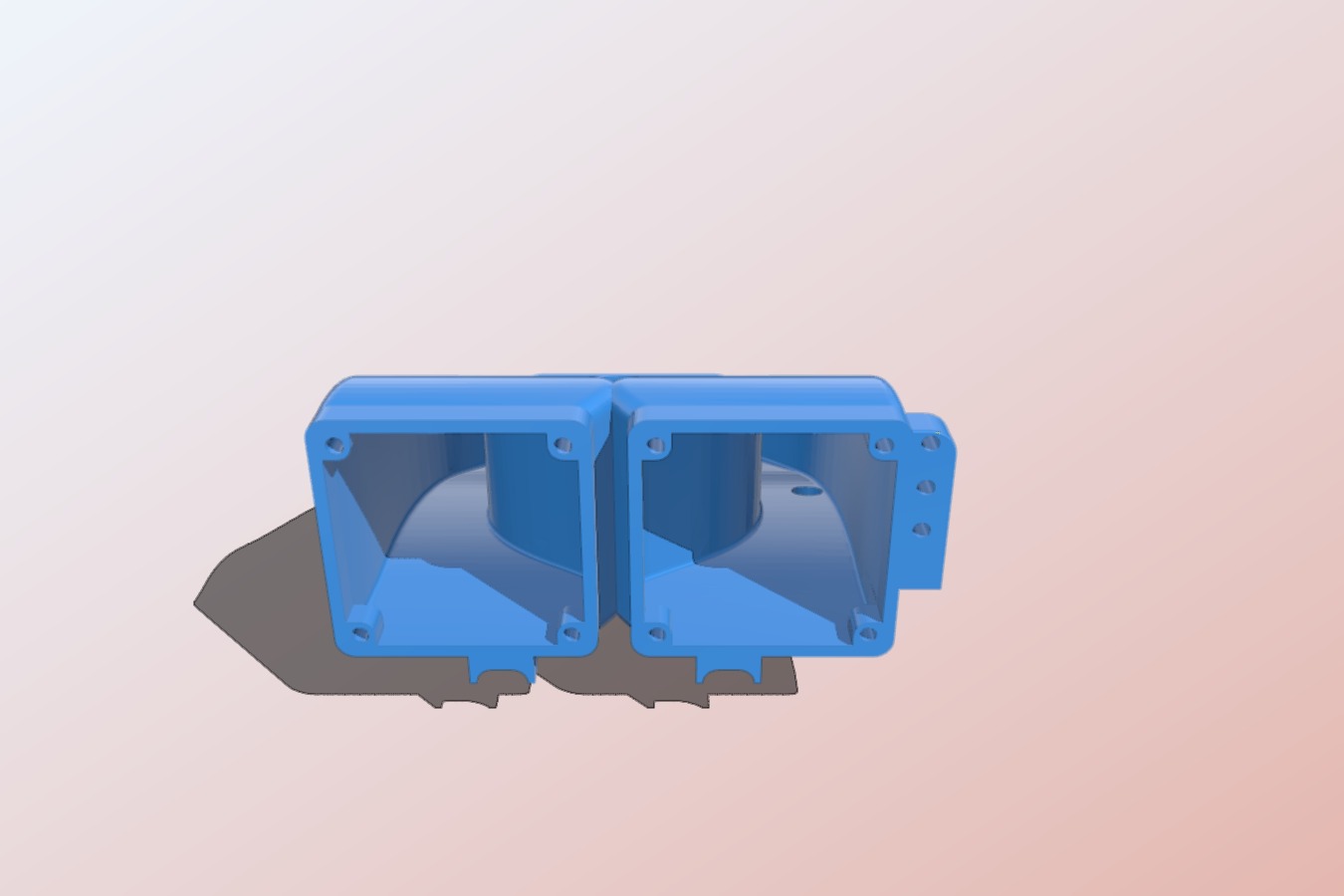 CR-10 Fang for 40x40x20mm Fan Cooler With Dual Cooling Fans and BLTouch Mount