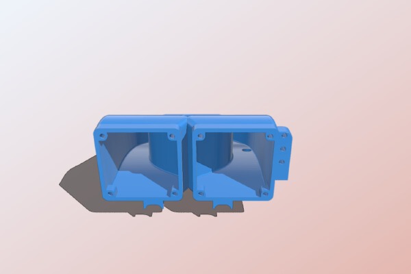 CR-10 Fang for 40x40x20mm Fan Cooler With Dual Cooling Fans and BLTouch Mount | 3d print model