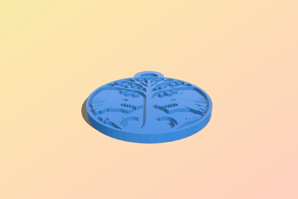 Iron Medallion Necklace | 3d print model