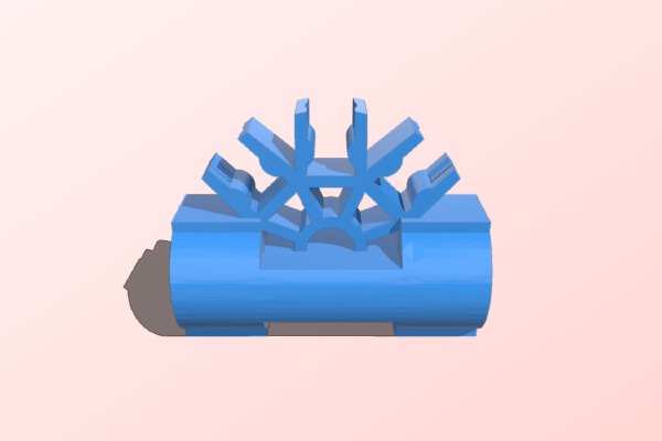 K'Nex to Lincoln Logs (uck-03f06m) | 3d print model