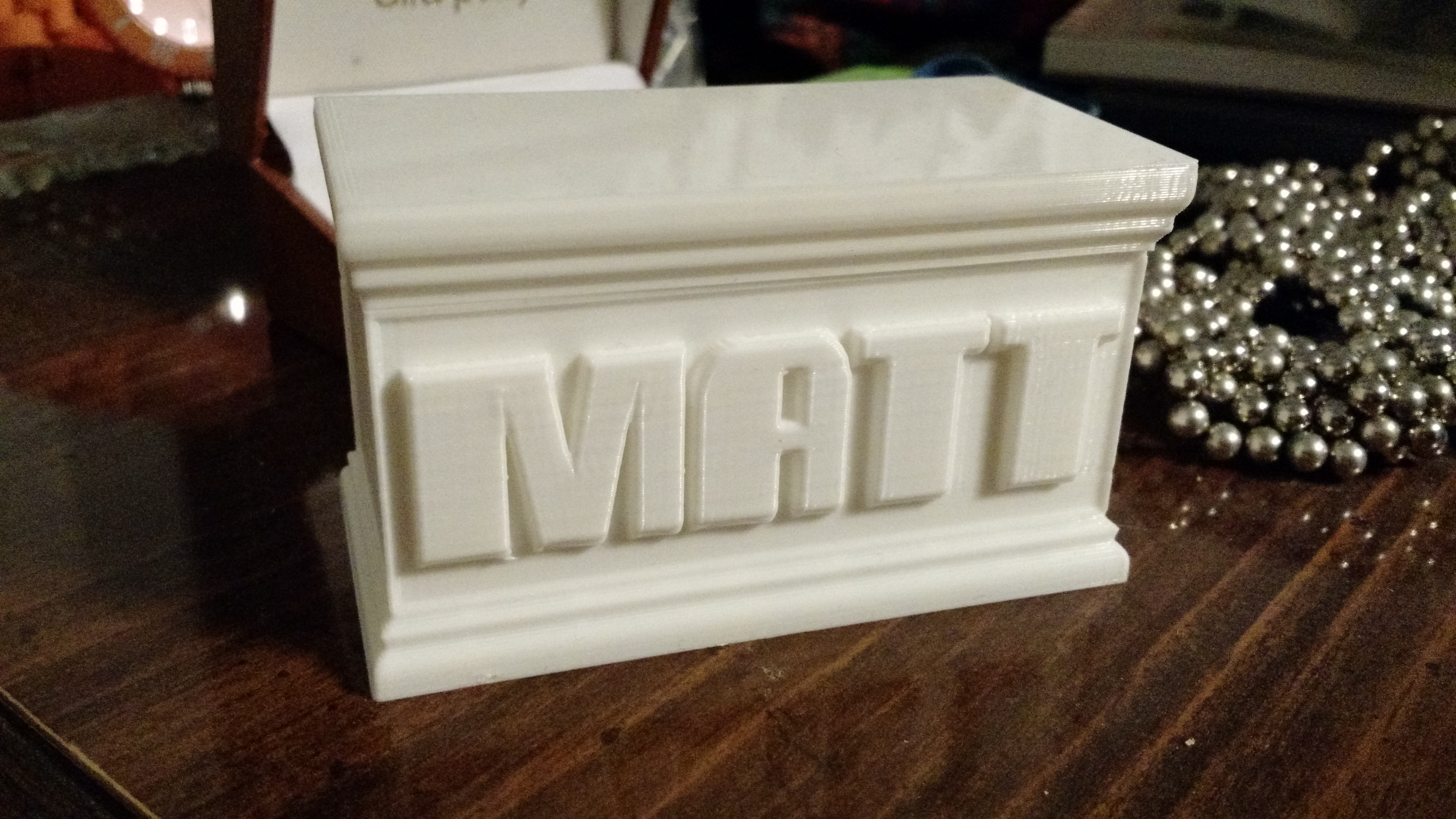 Box with Name - MATT
