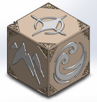 Key of Aaravos - illuminated working prop | 3d print model