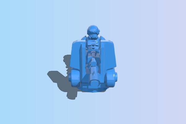 Autocannon Remix for Empire Star Army, Acadian Infantry | 3d print model