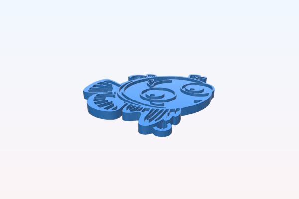 Smiling fish | 3d print model