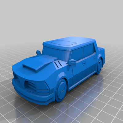Modern_near-future sedan | 3d print model