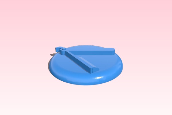 Sweeny Todd Inspired 30mm Scheme Marker for wargames such as malifaux | 3d print model