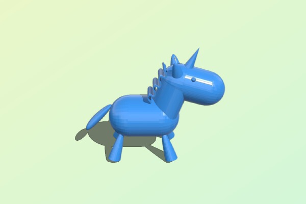 Baby Unicorn by Deepwhite | 3d print model