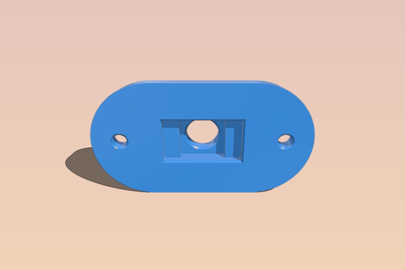 Toggle Switch Mounting Plate