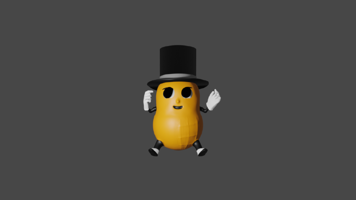 Baby Nut (Baby Mr. Peanut) | 3d print model