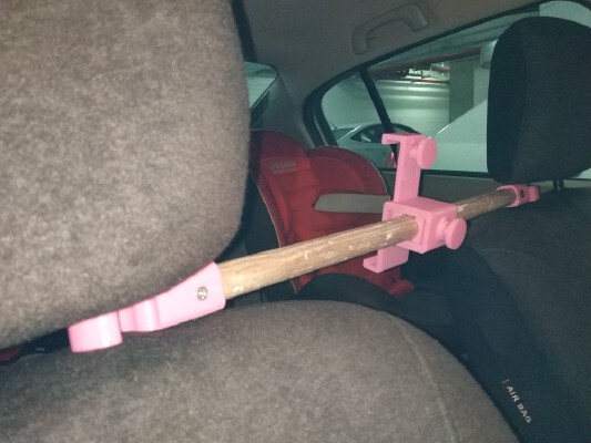 Universal Car Tablet Holder Back Seat Headrest Mounting | 3d print model
