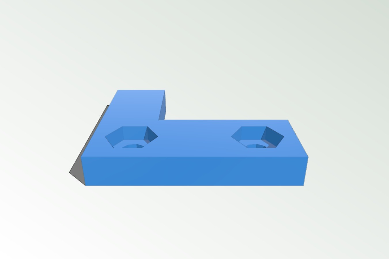 Y belt clamp with end stop