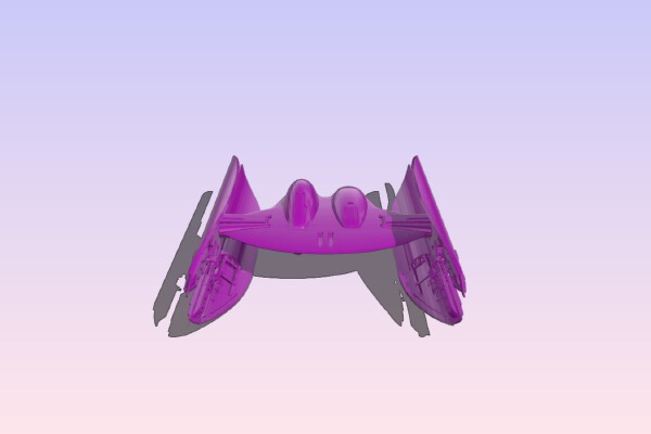 Hyena-class bomber | 3d print model