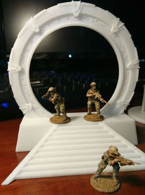 28mm Stargate (1_55 scale) (Remixed from wtgibson) | 3d print model