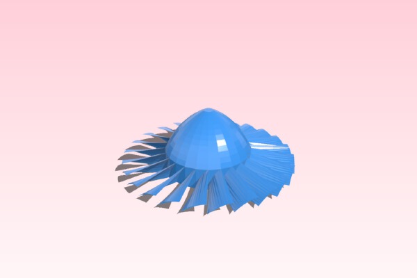 Jet Turbine Blade | 3d print model