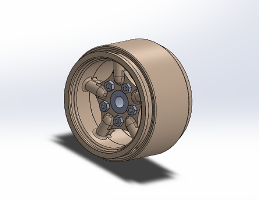 1.55 Mach 5 Wheels | 3d print model