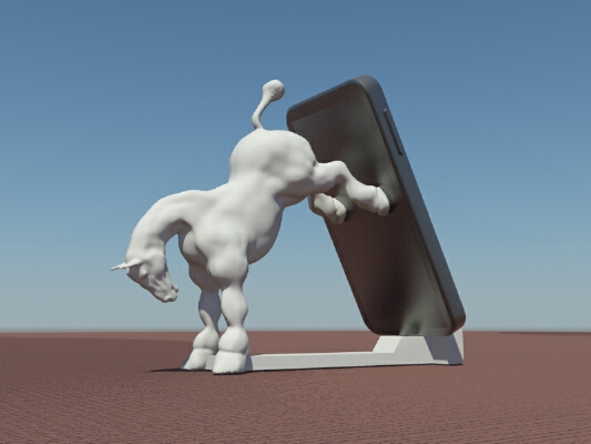 horse cell phone stand | 3d print model