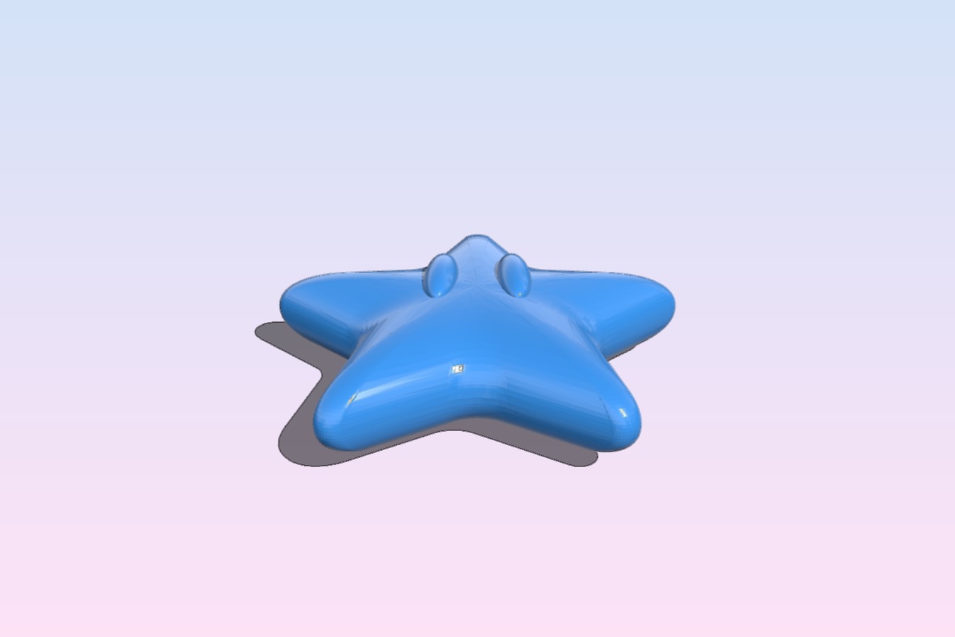 Super Mario Power Star stl model