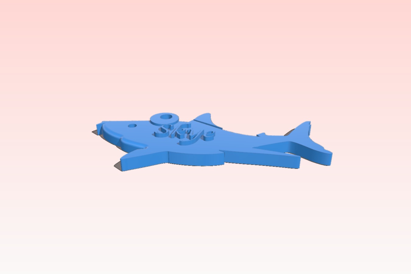 Shark key ring
