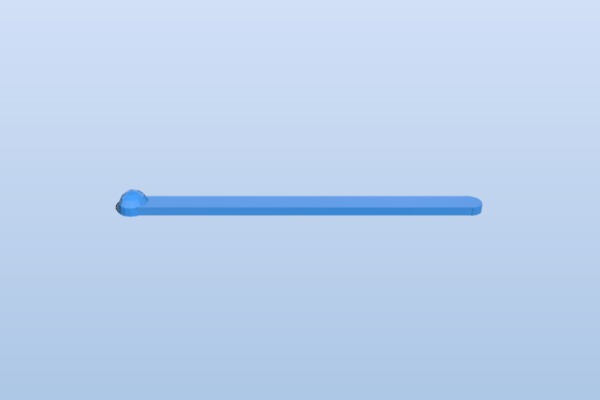 Stir Stick for Microscale Chemistry | 3d print model