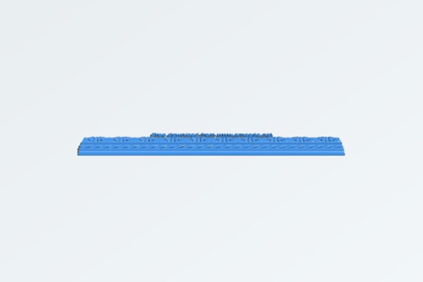 Pattern decor long design | 3d print model