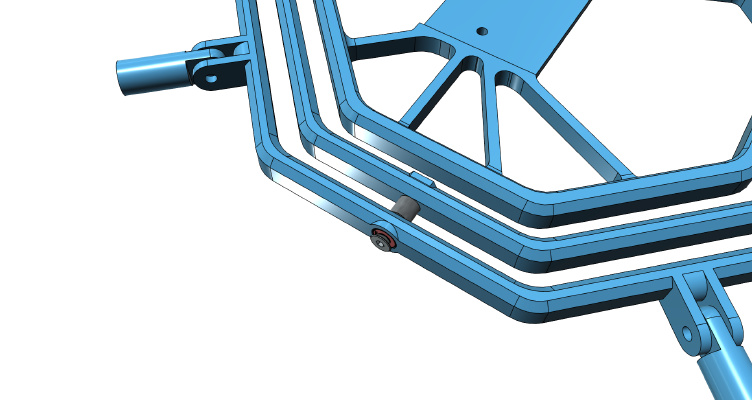 Spider: Bowden anti-bending PFTE tube cardanic system | 3d print model