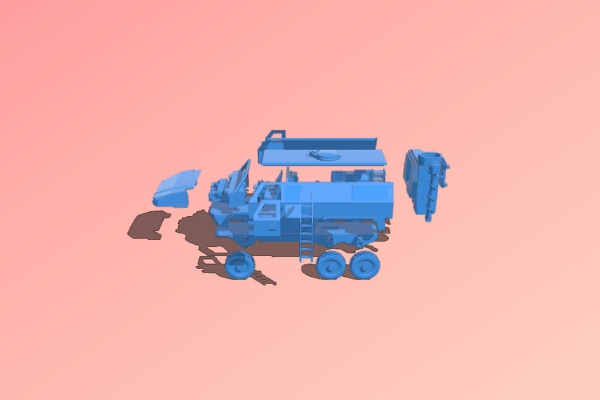 Iveco Bear 6x6 Parts | 3d print model