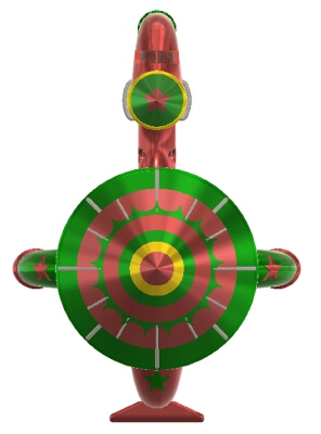 Buck Rogers Venus Fighting Destroyer | 3d print model