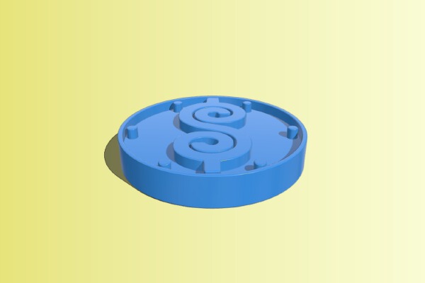 Plinko Chip | 3d print model