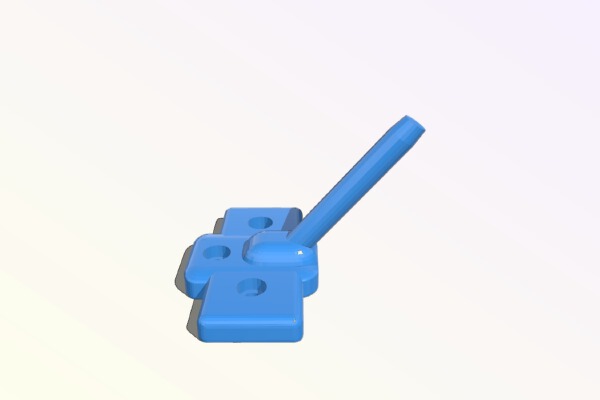 universal 9mm pistol wall mount | 3d print model
