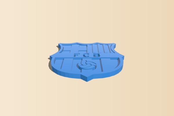 FCB Barcelona (5 color) | 3d print model