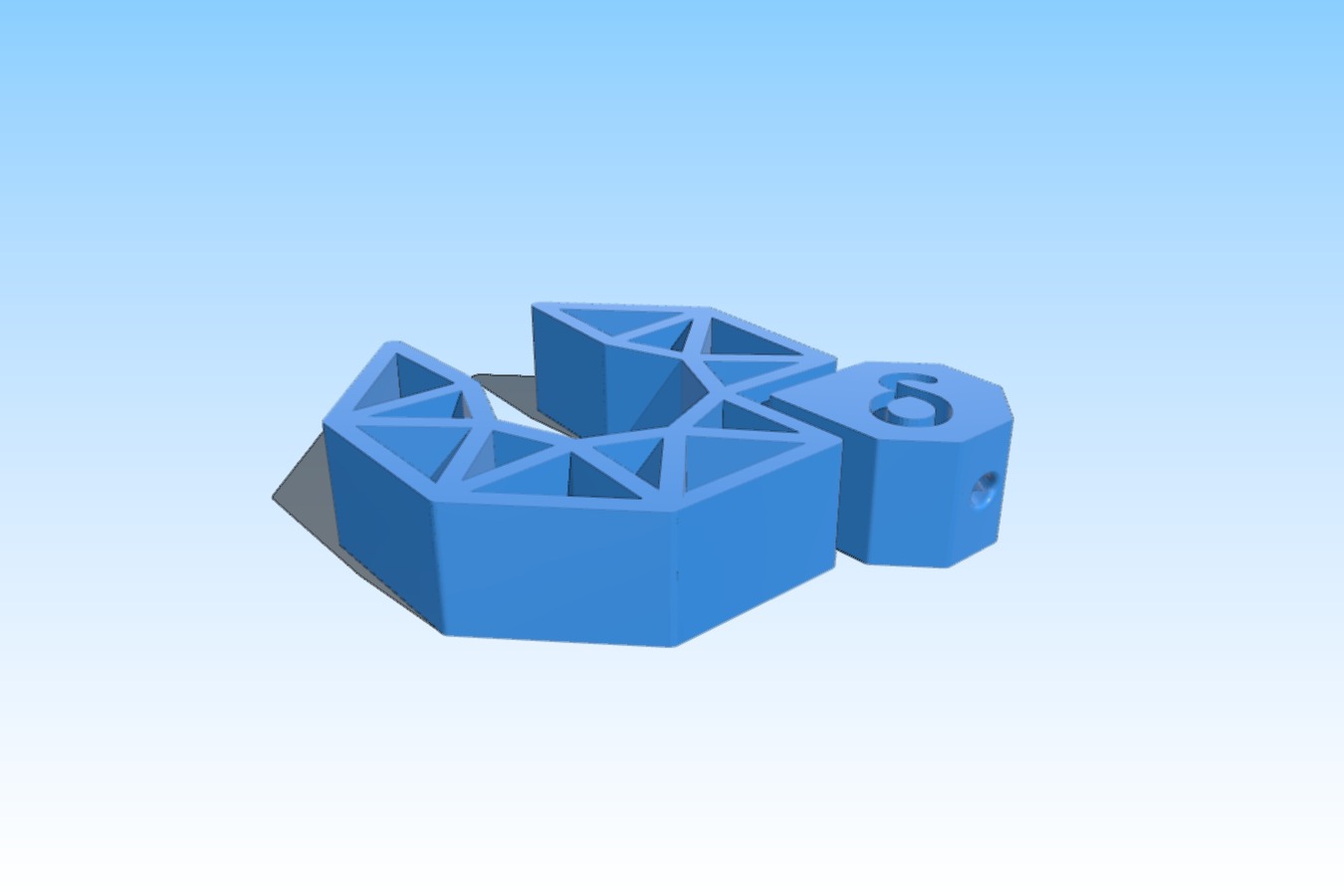 Vertex Delta Keychain