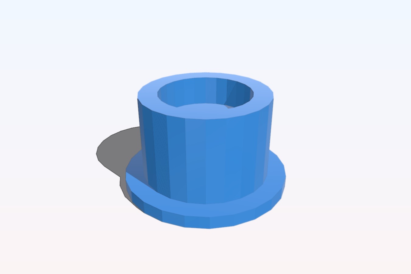 Simple easy to print spool holder insert.