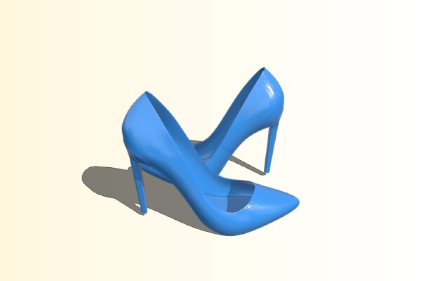 High-heeled shoes | 3d print model