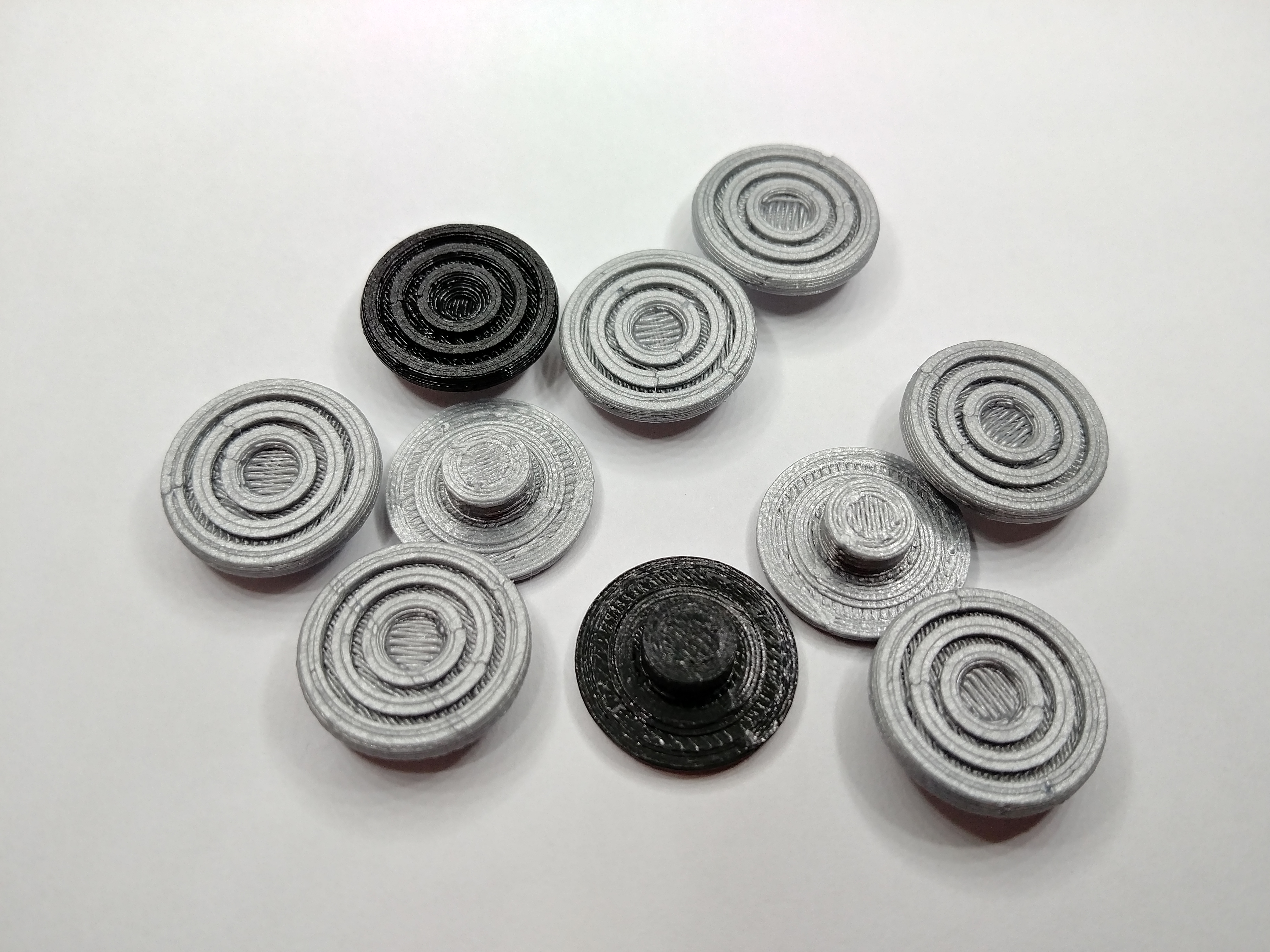 Fidget Spinner Concentric Rings Cap_Cover