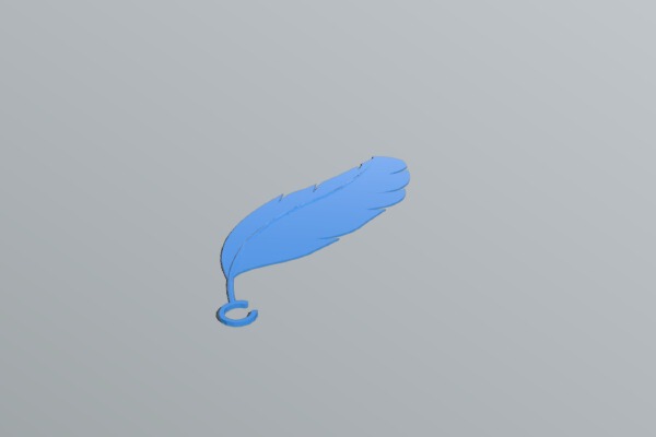 Clip on Feathers for Dreamcatcher | 3d print model