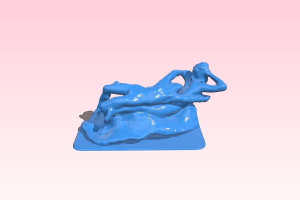 Fugitive Love, Rodin, Portland Art Museum | 3d print model