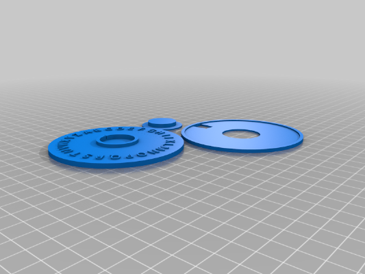 Alphabet Dial | 3d print model