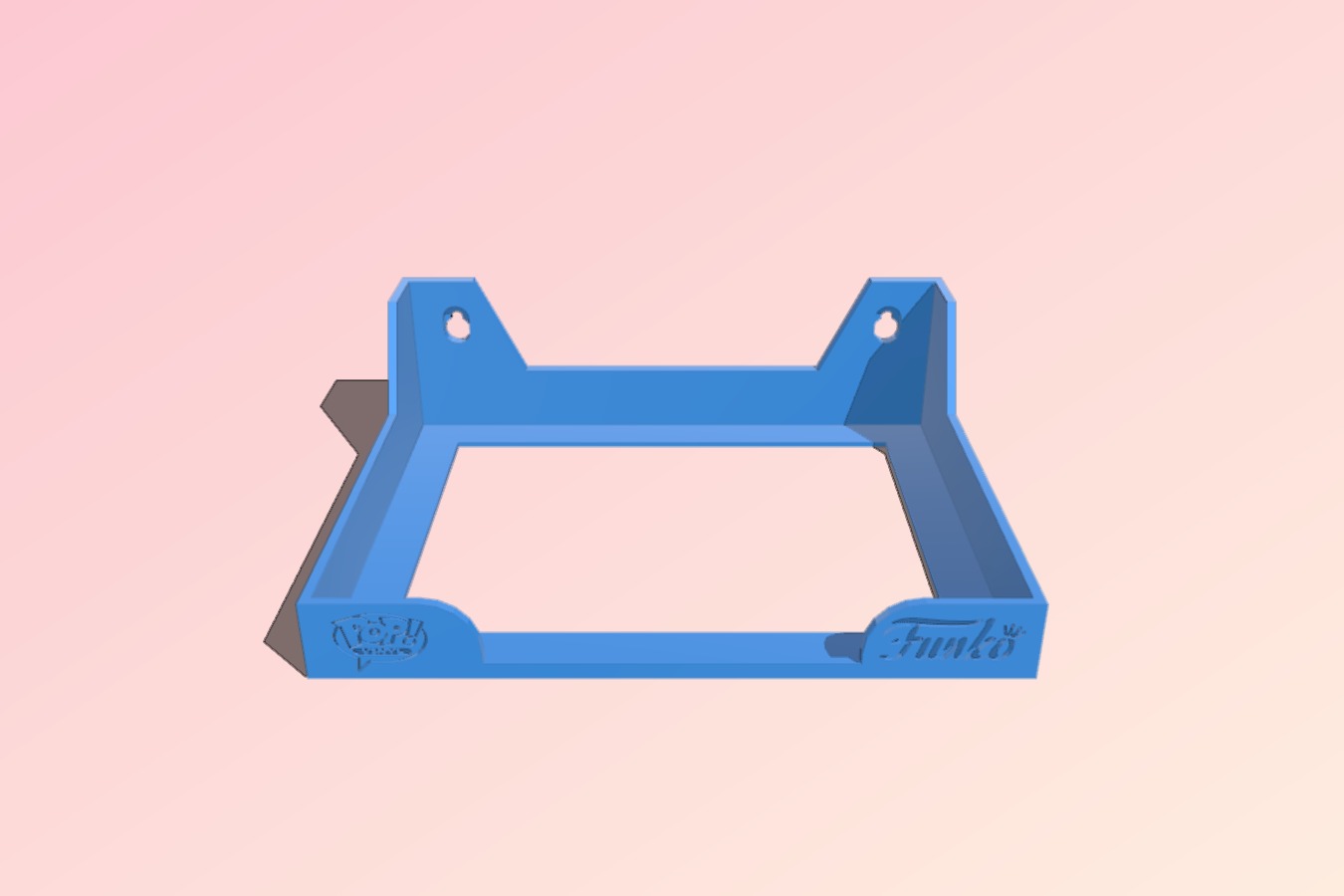Funko Pop vinyl (with protective case) wall holder