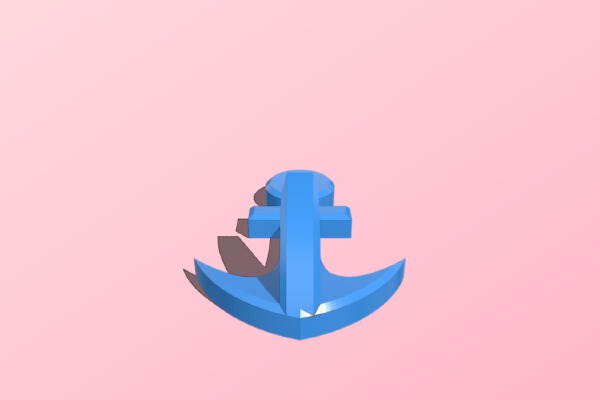 Anchor hanger | 3d print model