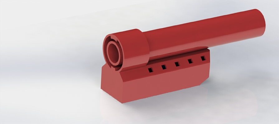 Nerf Modulus LED NeoPixel Barrel | 3d print model