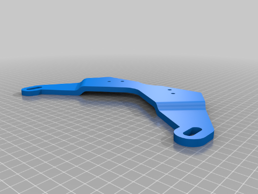 REMIX: 19 inch rack monitor mount (halved and quartered for smaller printers) | 3d print model
