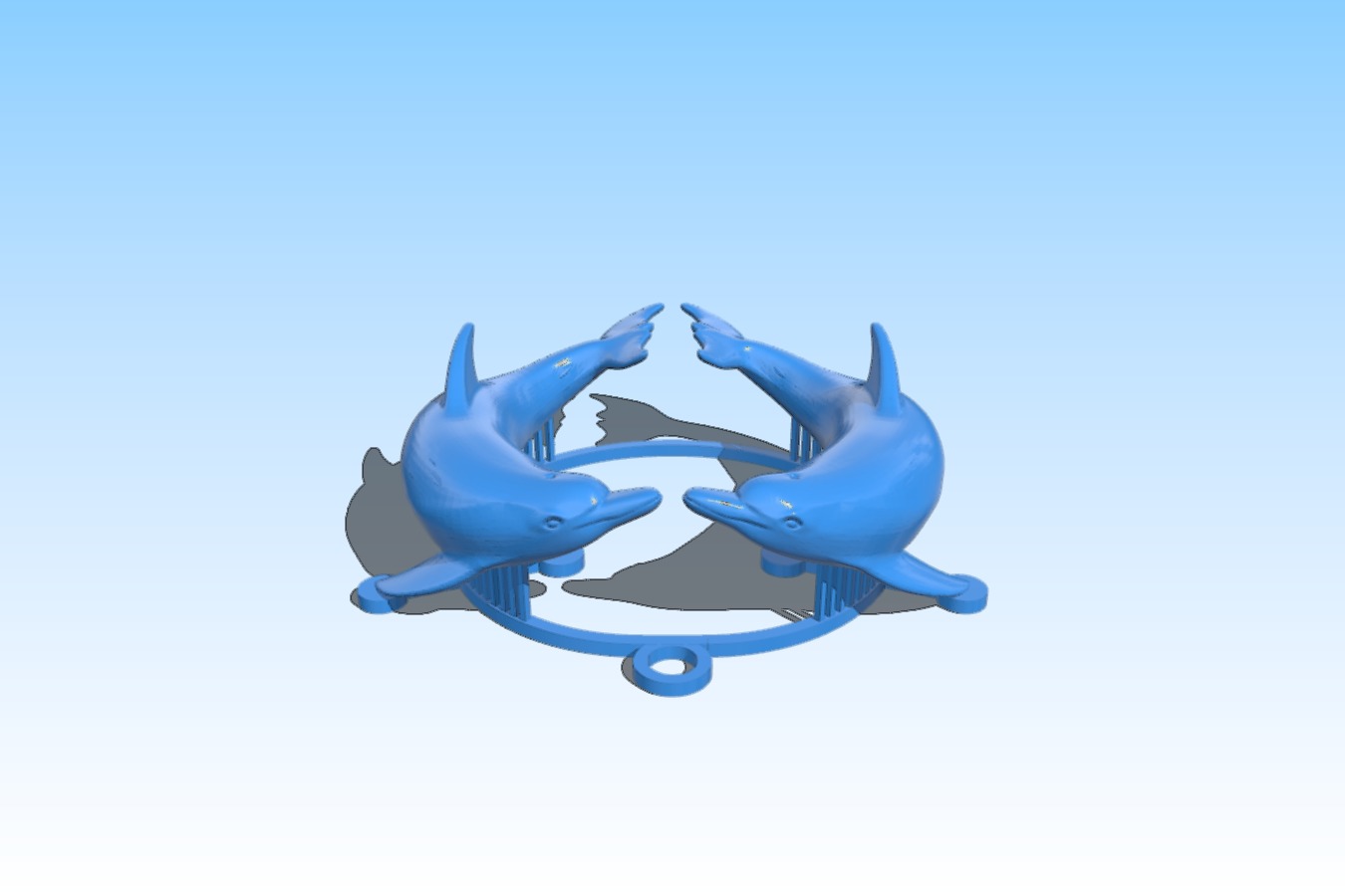 Dolphins medallion – fish