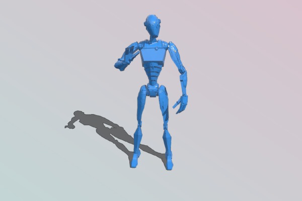 Roger The Friendly Commando Droid | 3d print model