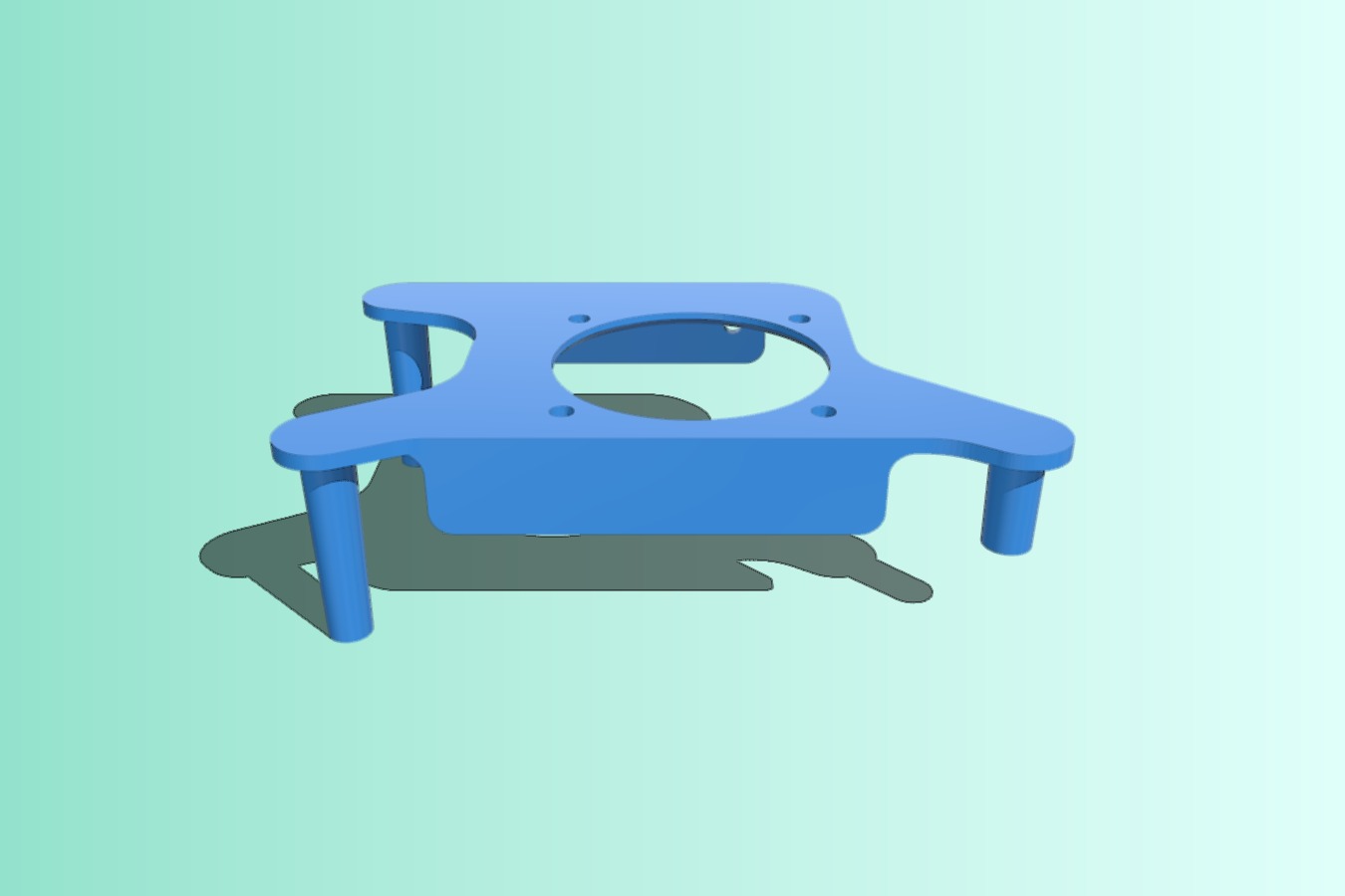 RAMPS 1.4 Smart Adapter 40mm Fan Mount